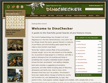 Tablet Screenshot of dinochecker.com